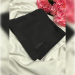 Cardion Jakarlı Zikzak Desen Eşarp Siyah