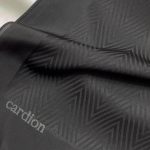 Cardion Jakarlı Zikzak Desen Eşarp Siyah