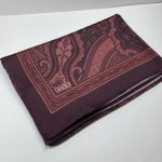 Fivescarf Etnik Desen Şal Bordo