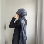 Fivescarf Etnik Desen Şal Füme