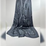 Fivescarf Etnik Desen Şal Füme