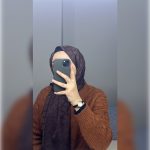 Halka Desen Jakar Şal Acı Kahve