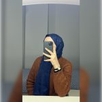 Halka Desen Jakar Şal Lacivert